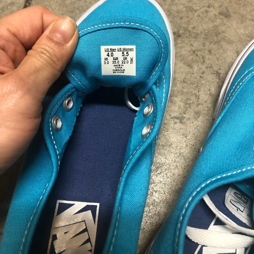 NWT Vans Era Turquoise Shoes Sneakers_4